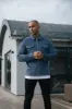 FS Brushed Zipped Plain Jacket Blue - FSN175 sold by Father Sons