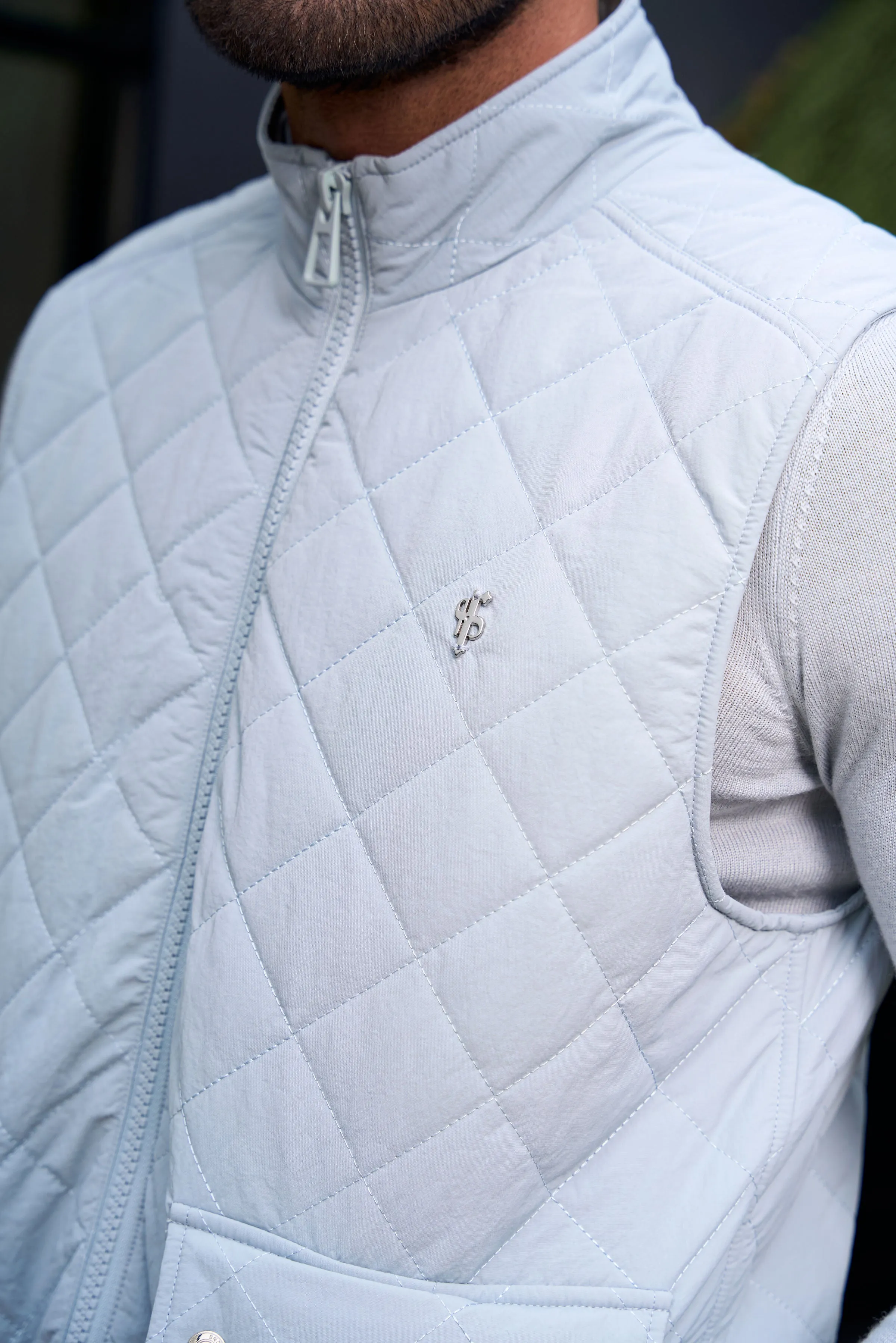 FS Grey Padded Gilet With Front Pockets - FSN211 sold by Father Sons product image thumbnail 4