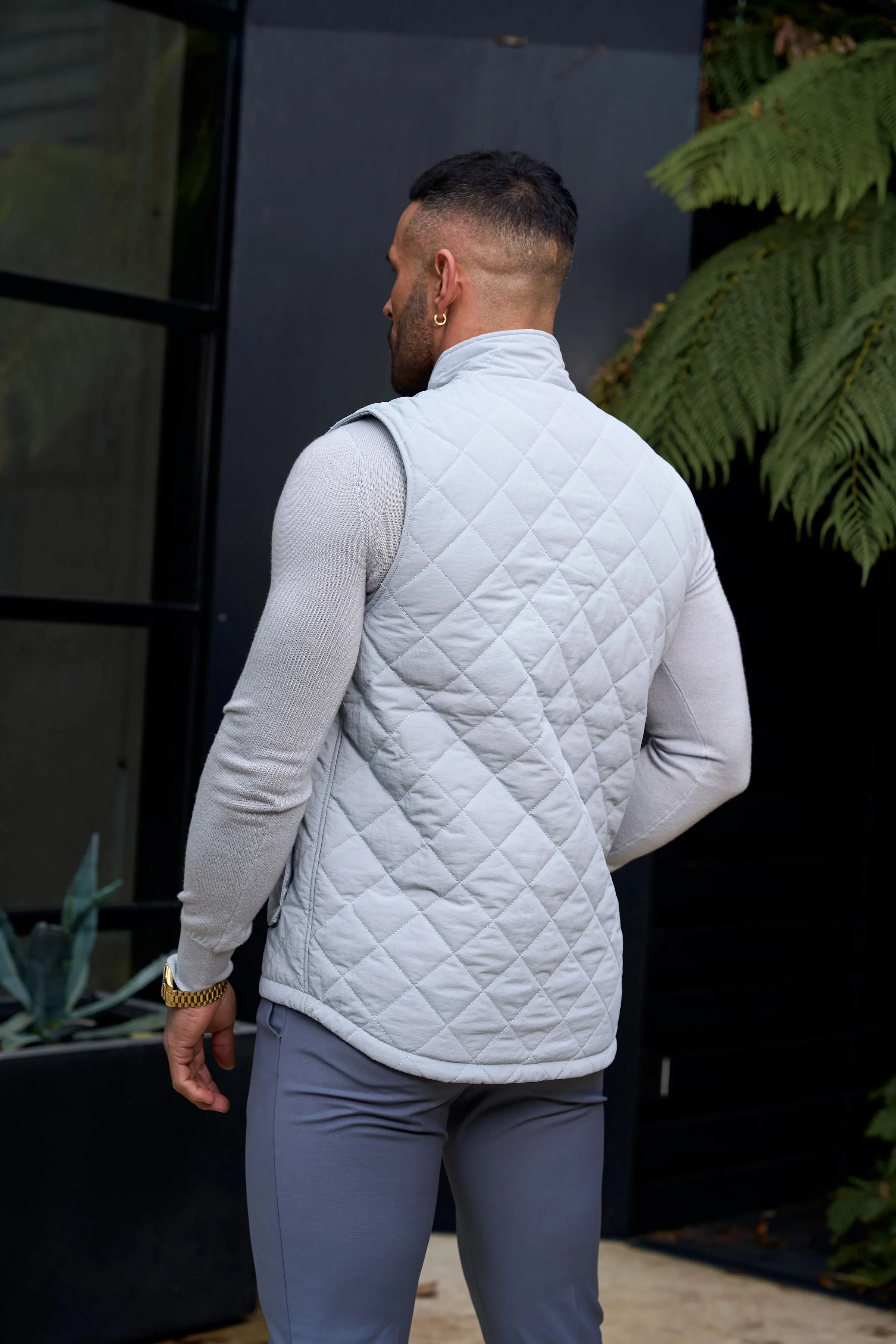 FS Grey Padded Gilet With Front Pockets - FSN211 sold by Father Sons product image thumbnail 5