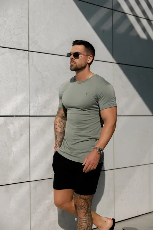 Father Sons Olive Bamboo Crew - FSH982 sold by Father Sons