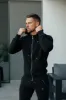 FS Black / Silver Full Zip Hoodie with Pockets - FSH1247 sold by Father Sons
