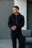 FS Black / Silver Full Zip Hoodie with Pockets - FSH1247 sold by Father Sons