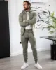 FS Olive / Gold Full Zip Hoodie with Pockets - FSH1252 sold by Father Sons
