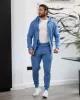 FS Airforce Blue / Silver Full Zip Hoodie with Pockets - FSH1249 sold by Father Sons