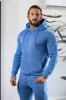 FS Airforce Blue / Silver Full Zip Hoodie with Pockets - FSH1249 sold by Father Sons