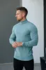 FS Teal Roll Neck Knitted Jumper With FS Branding - FSN205 sold by Father Sons