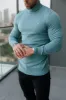 FS Teal Roll Neck Knitted Jumper With FS Branding - FSN205 sold by Father Sons