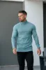 FS Teal Roll Neck Knitted Jumper With FS Branding - FSN205 sold by Father Sons