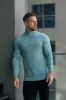 FS Teal Funnel Neck Knitted Jumper With FS Branding -  FSN189 sold by Father Sons