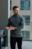 FS Charcoal Funnel Neck Knitted Jumper With FS Branding -  FSN192 sold by Father Sons