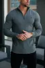 FS Charcoal Funnel Neck Knitted Jumper With FS Branding -  FSN192 sold by Father Sons