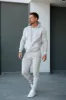 FS Light Grey / Silver Full Zip Hoodie with Pockets - FSH1250 sold by Father Sons