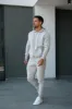 FS Light Grey / Silver Full Zip Hoodie with Pockets - FSH1250 sold by Father Sons
