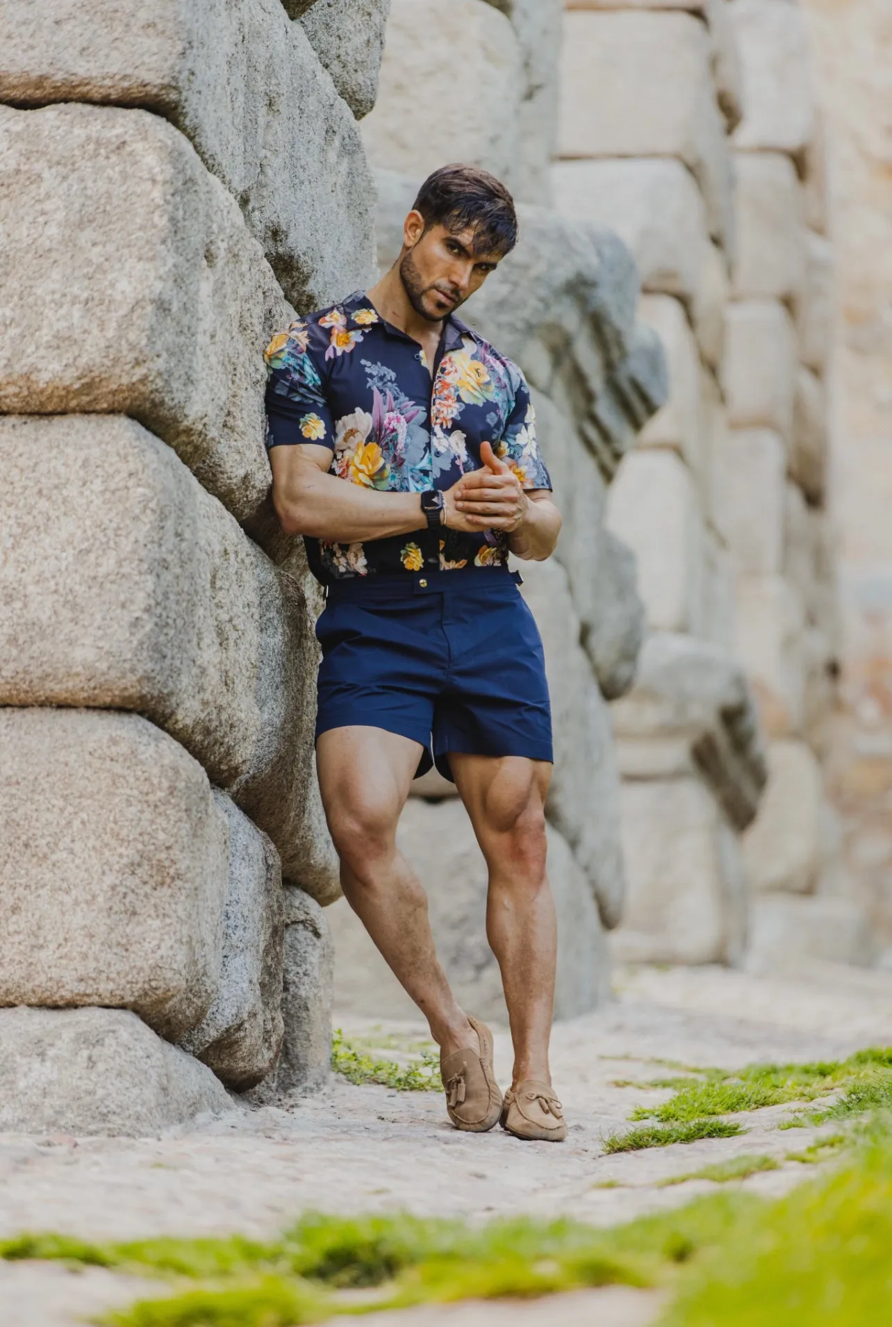 Father Sons Navy / Gold Swim Shorts - FSN099 sold by Father Sons product image thumbnail 2