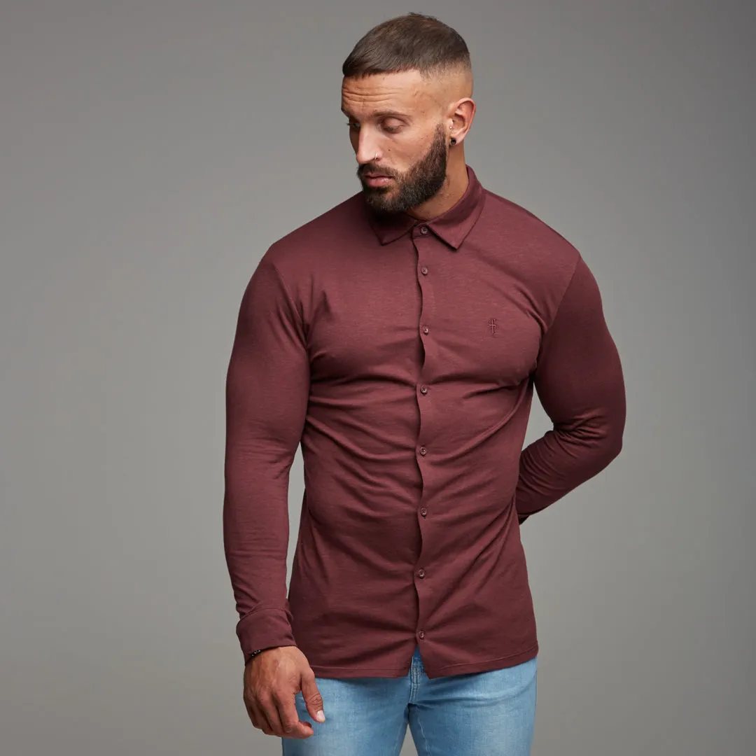 Father Sons Super Slim Burgundy Jersey - FSH010 (LAST CHANCE) sold by Father Sons product image thumbnail 4