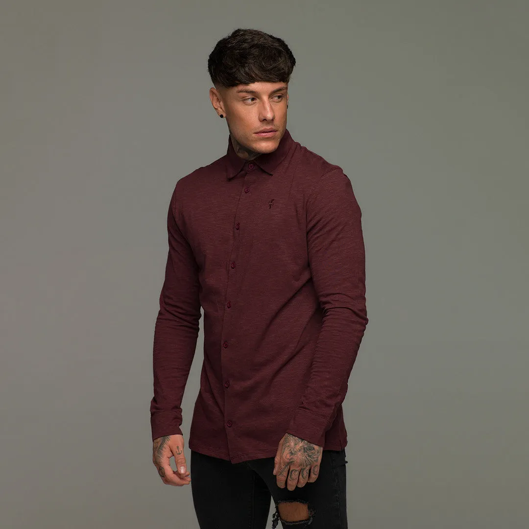 Father Sons Super Slim Burgundy Jersey - FSH010 (LAST CHANCE) sold by Father Sons