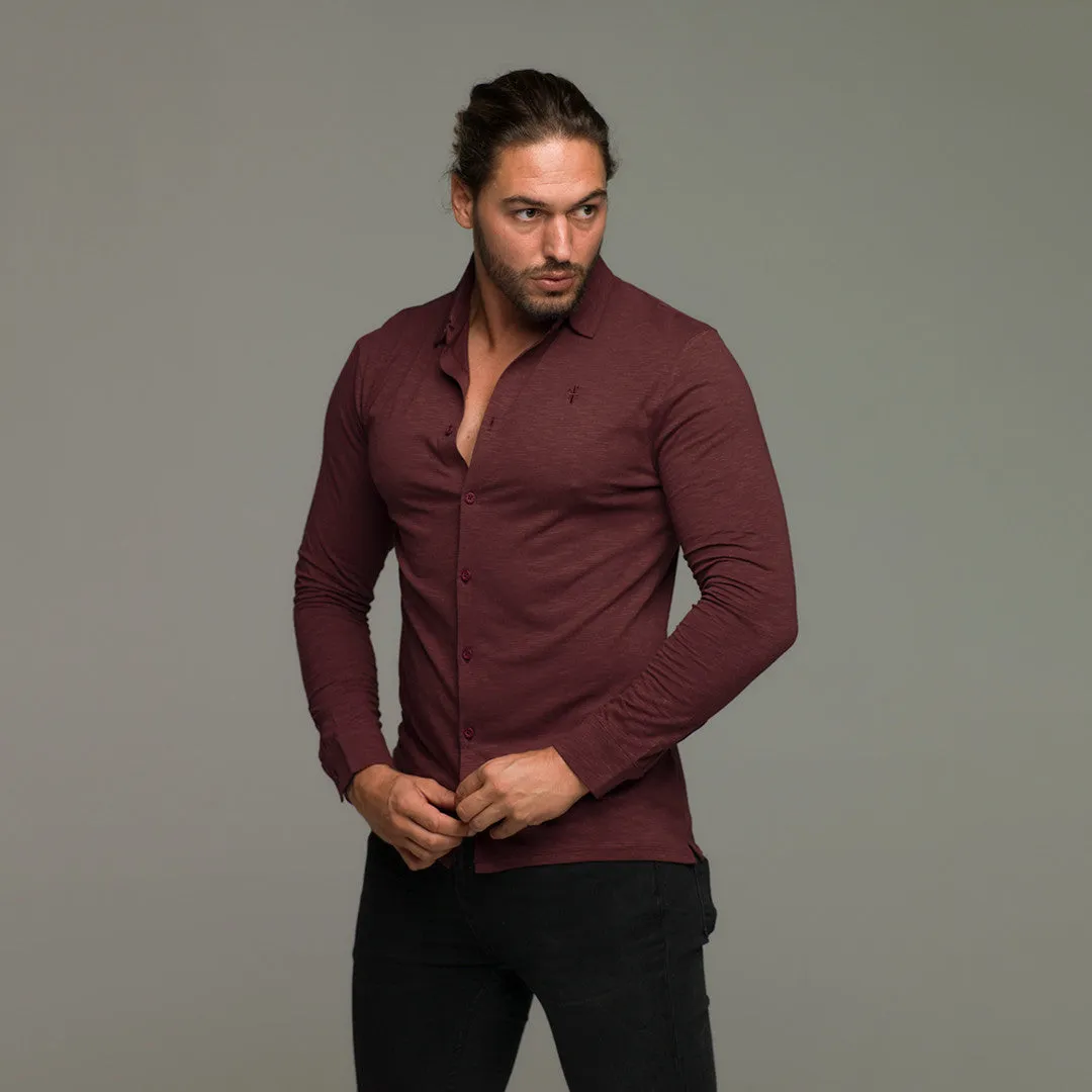 Father Sons Super Slim Burgundy Jersey - FSH010 (LAST CHANCE) sold by Father Sons product image thumbnail 3