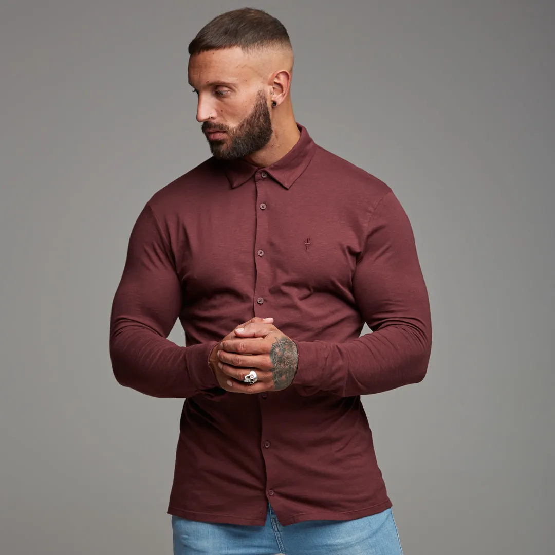 Father Sons Super Slim Burgundy Jersey - FSH010 (LAST CHANCE) sold by Father Sons product image thumbnail 5