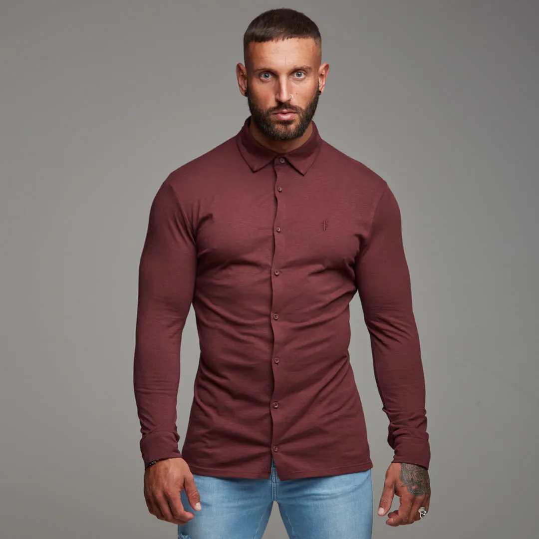 Father Sons Super Slim Burgundy Jersey - FSH010 (LAST CHANCE) sold by Father Sons product image thumbnail 2