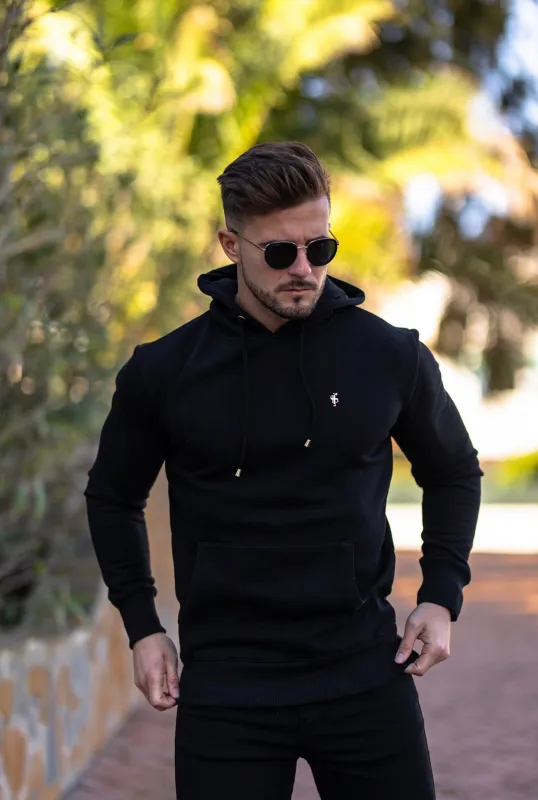 Father Sons Black & Gold Overhead Hoodie Sweater - FSH545 sold by Father Sons