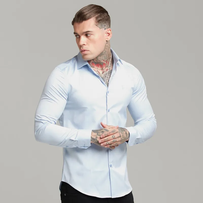 Father Sons Classic Light Blue Twill Cutaway Collar - FS601 sold by Father Sons