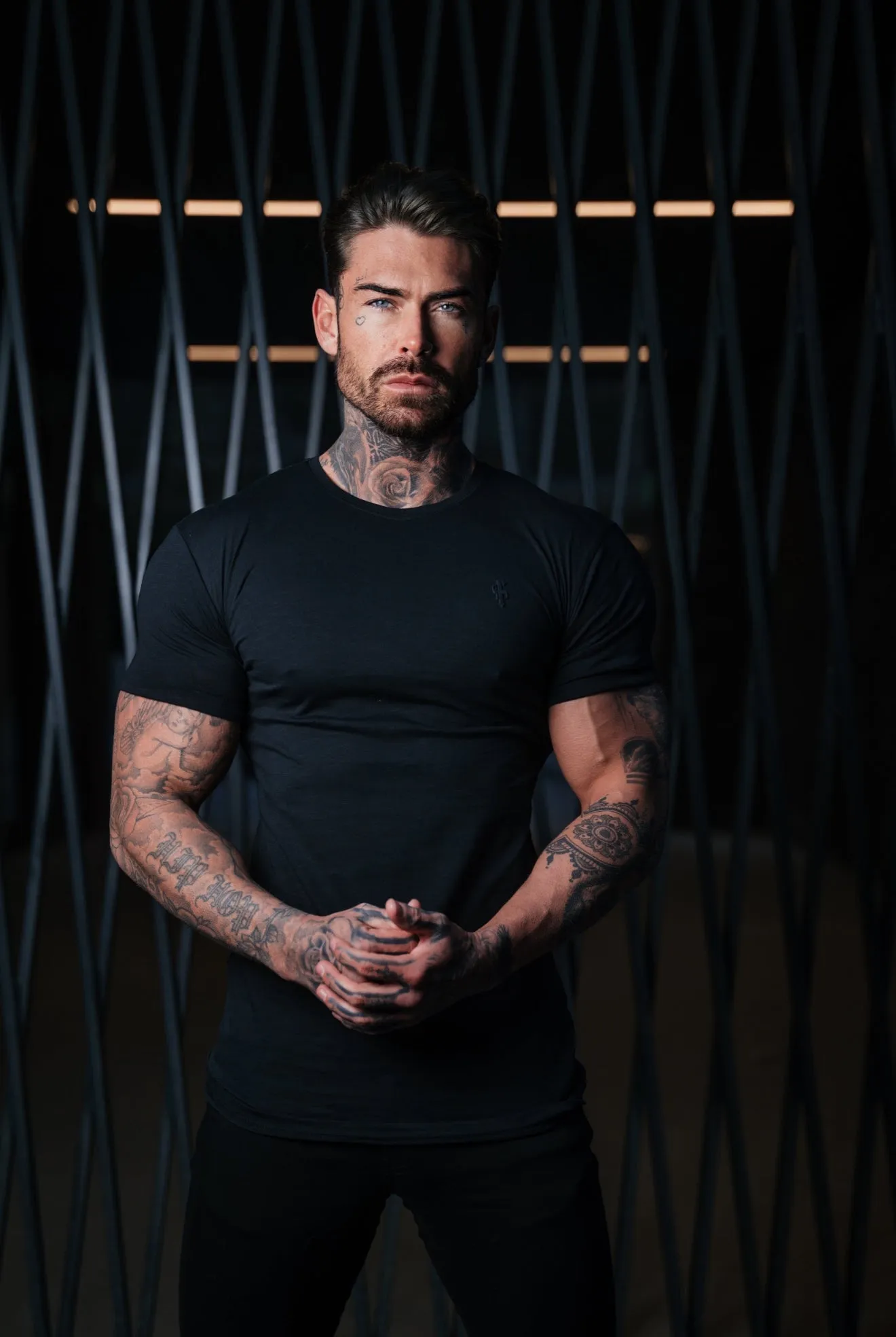 Father Sons Black Slub Crew T-Shirt - FSH1333 sold by Father Sons