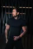 Father Sons Black Slub Crew T-Shirt - FSH1333 sold by Father Sons
