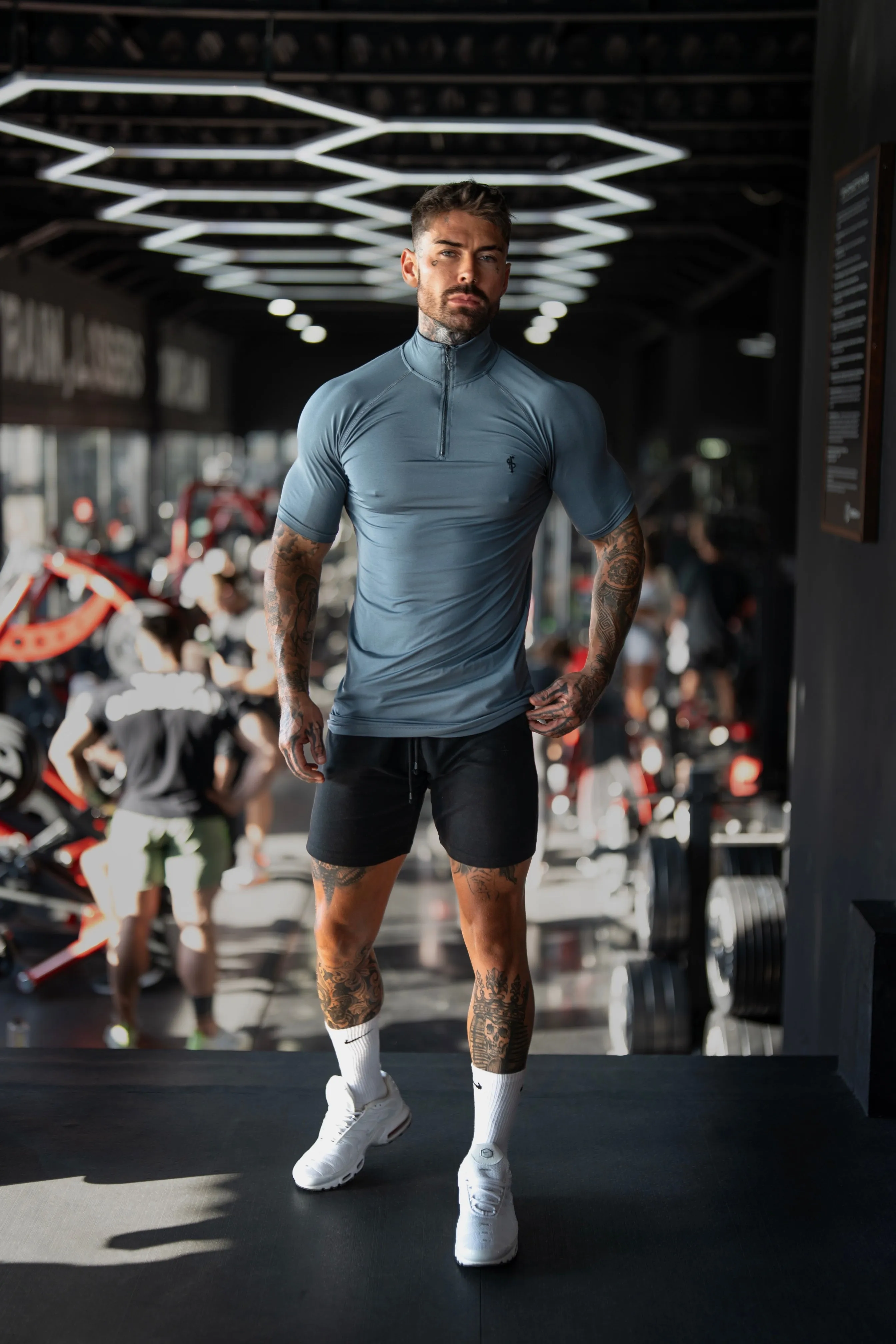 FS SS Charcoal Half Zip Gym Top - FSH1315 sold by Father Sons product image thumbnail 5