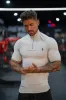 FS SS Light Grey Half Zip Gym Top - FSH1314 sold by Father Sons
