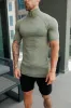 FS SS Olive Half Zip Gym Top - FSH1310 sold by Father Sons