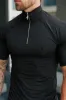 FS SS Black Half Zip Gym Top - FSH1311 sold by Father Sons