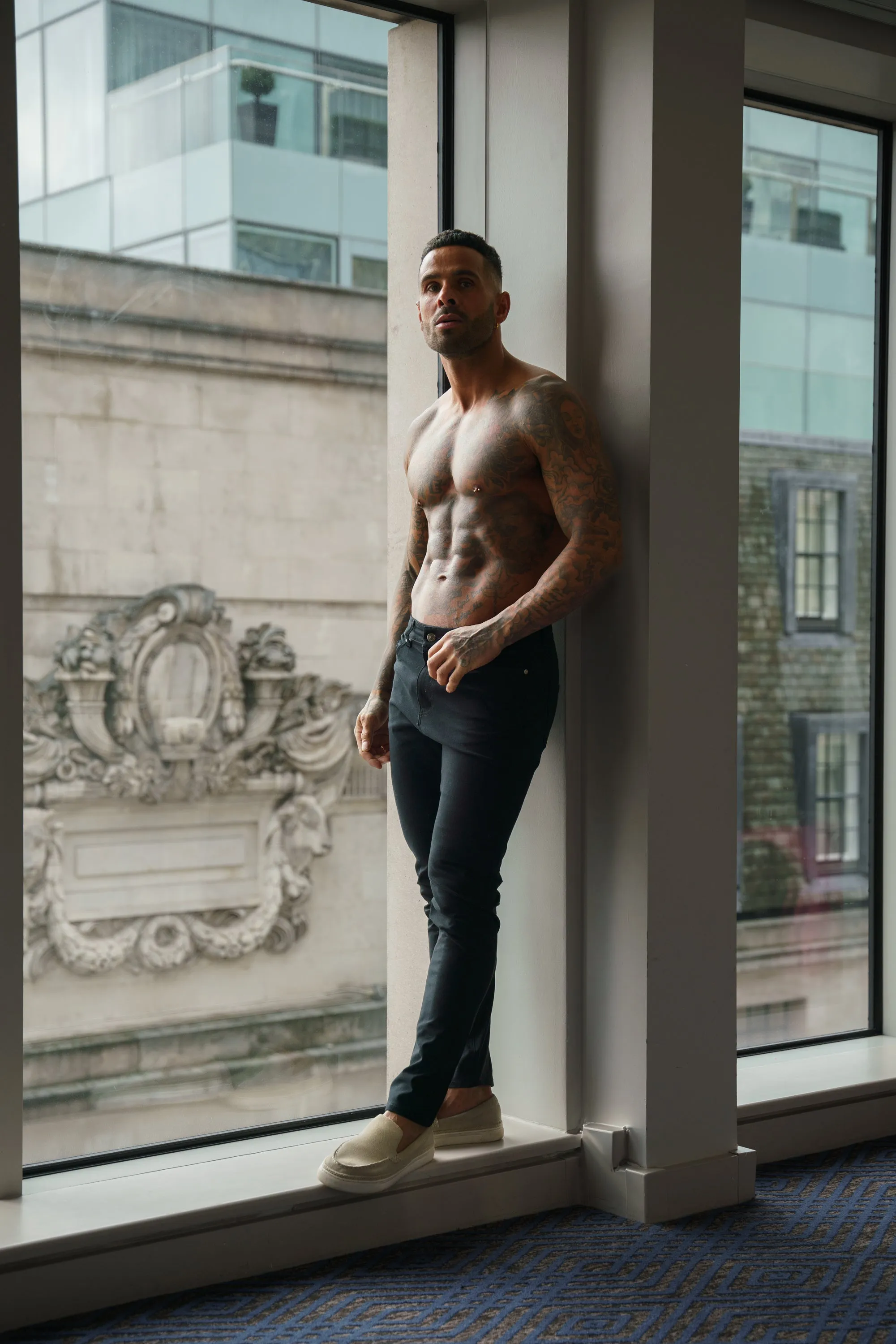 Father Sons Ultra Stretch Black Relaxed Jeans - FSJEAN016 sold by Father Sons product image thumbnail 2