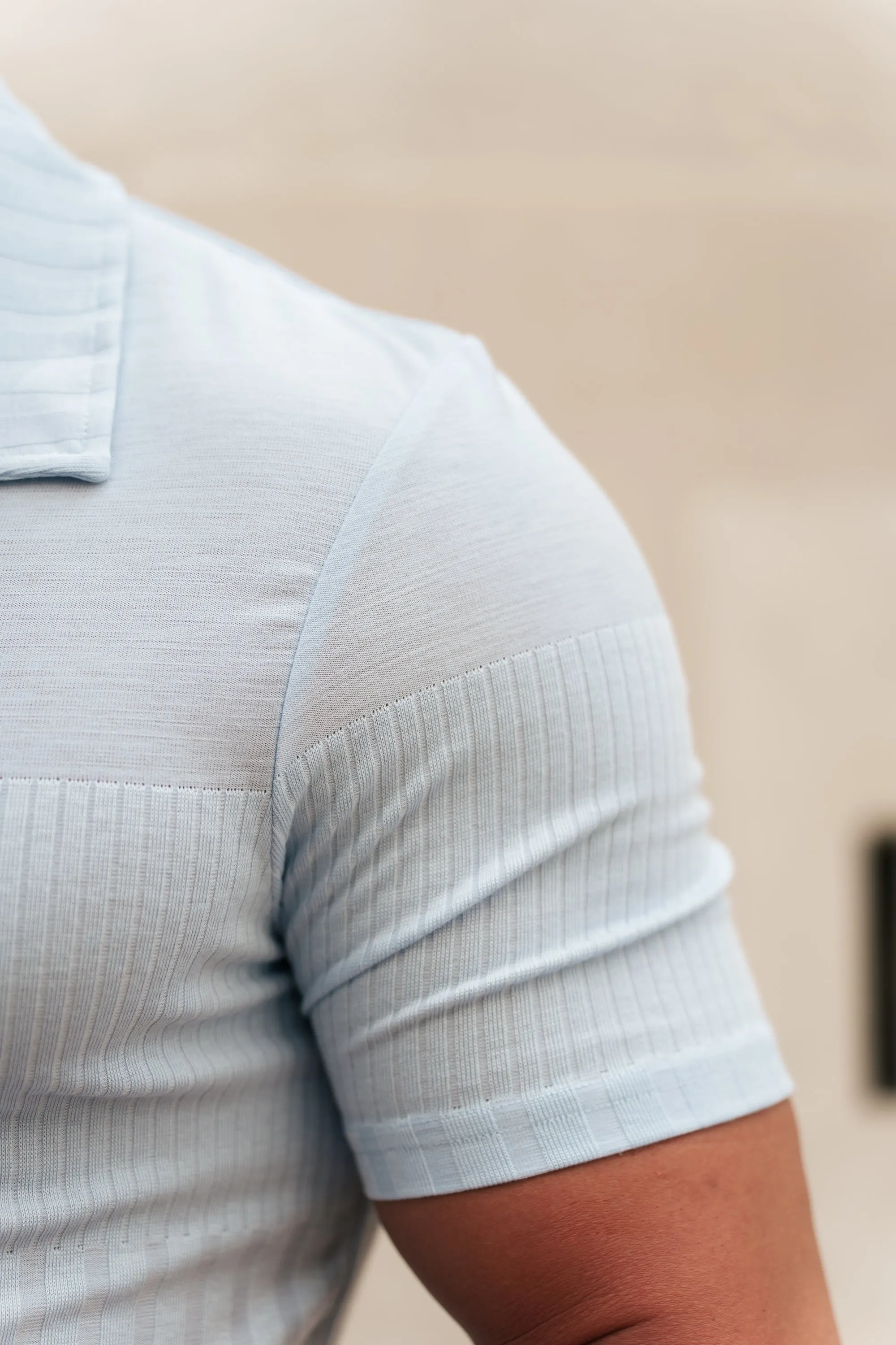 Father Sons Jersey Revere Vertical Stripe Light Blue Shirt Short Sleeve - FSR027 sold by Father Sons product image thumbnail 4