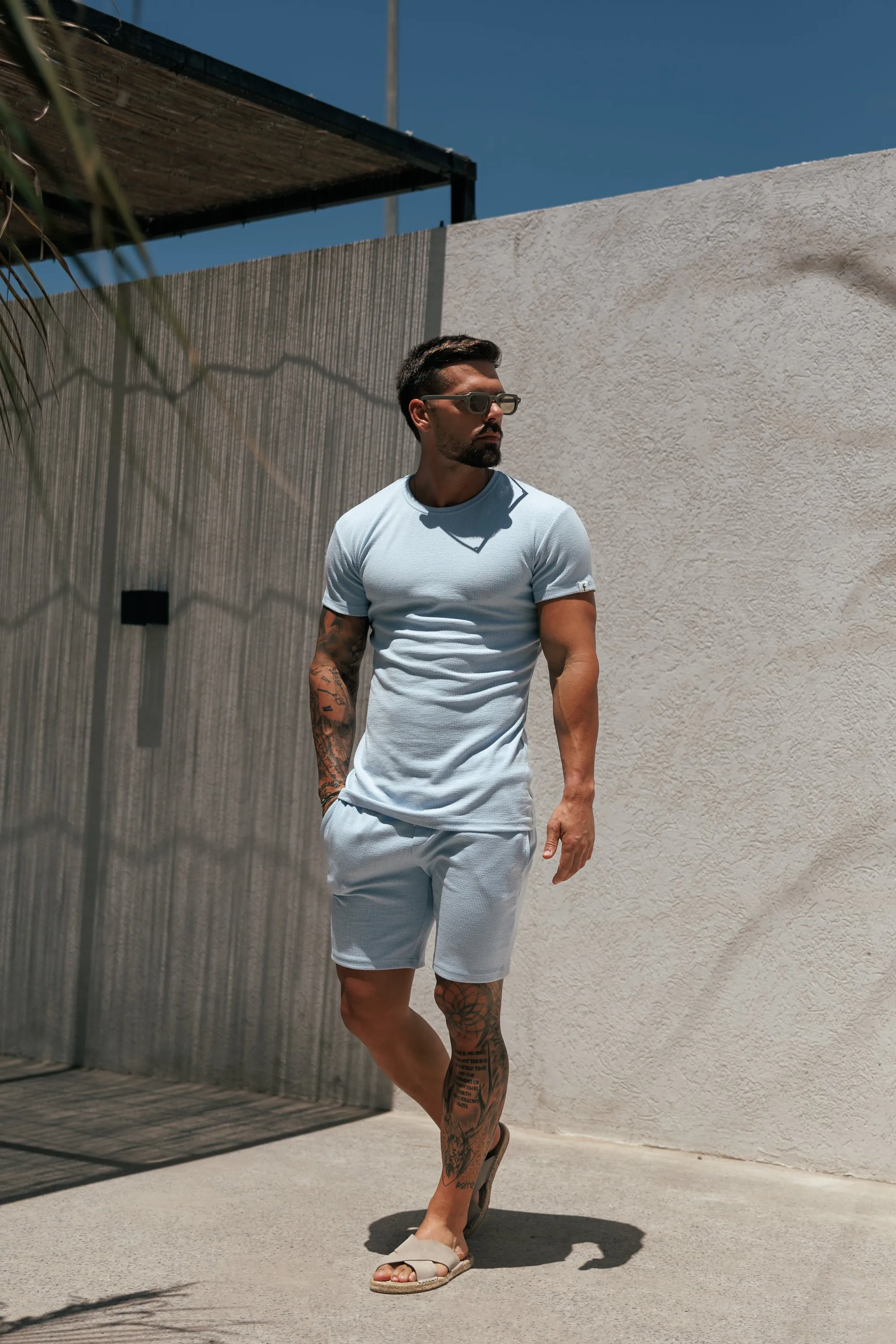 Jersey Cord Light Blue T-Shirt - FSR098 sold by Father Sons product image thumbnail 3