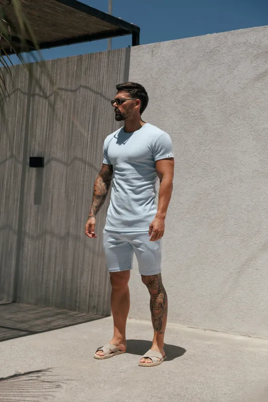 Jersey Cord Light Blue T-Shirt - FSR098 (PRE ORDER 29TH MAY) made by Father Sons