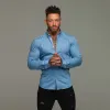 Father Sons Super Slim Stretch Light Blue Denim Long Sleeve - FS208 sold by Father Sons