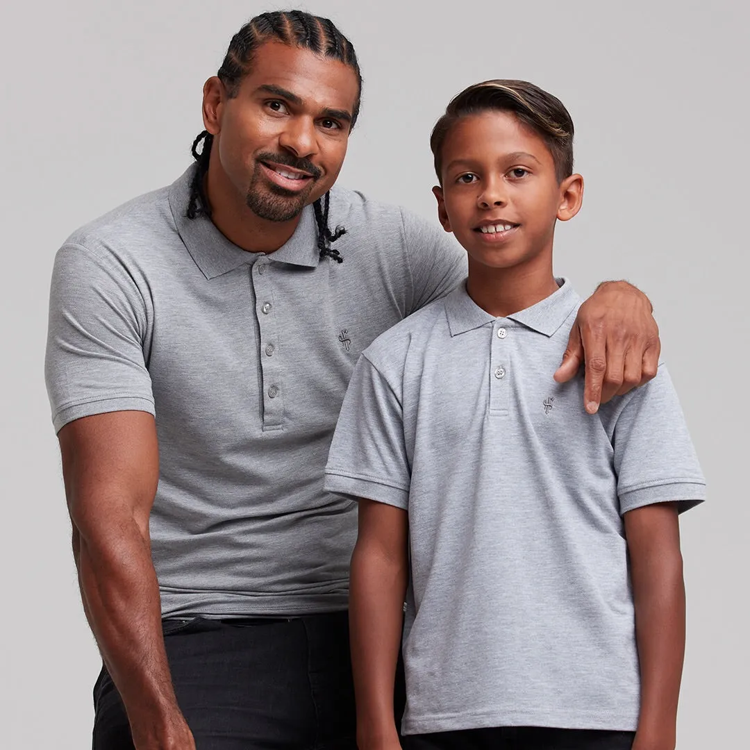 Boys Classic Grey Polo Shirt - FSB018 (LAST CHANCE) sold by Father Sons product image thumbnail 3