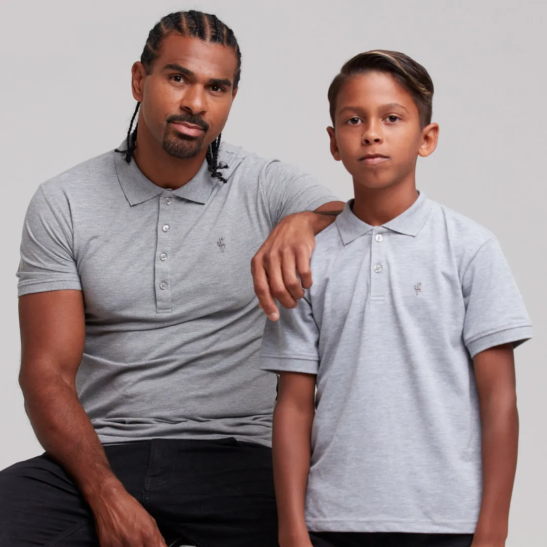 Boys Classic Grey Polo Shirt - FSB018 (LAST CHANCE) sold by Father Sons product image thumbnail 2