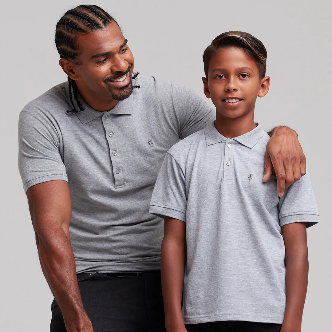 Boys Classic Grey Polo Shirt - FSB018 (LAST CHANCE) sold by Father Sons product image thumbnail 4