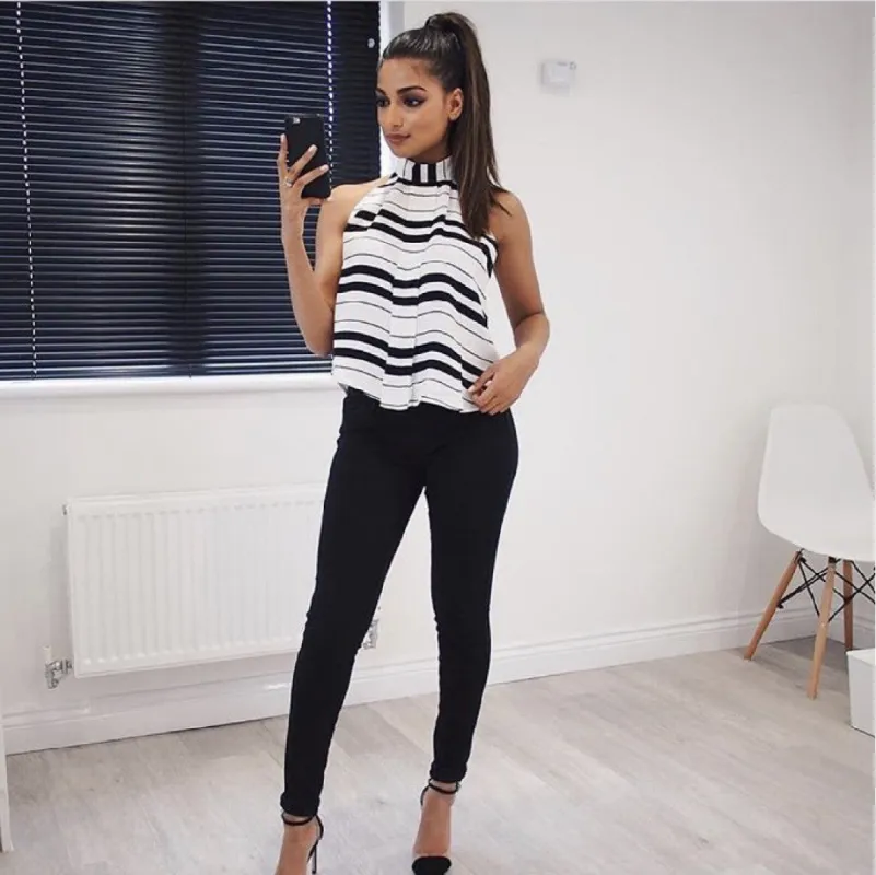 MYLA HALTER STRIPE - CT025 sold by Father Sons