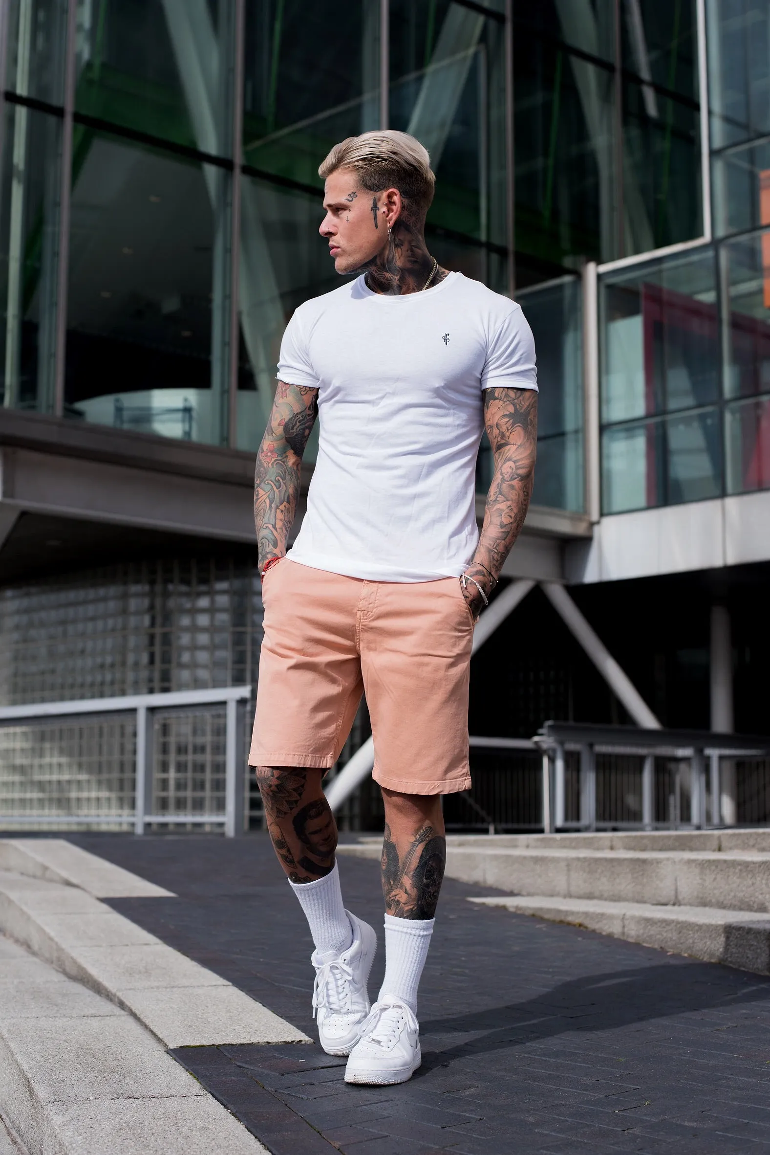 Father Sons White Bamboo Crew - FSH061 sold by Father Sons product image thumbnail 2