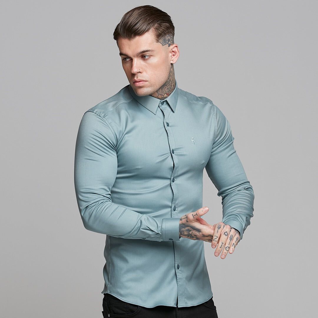 Father Sons Super Slim Luxe Ultra Stretch Slate Grey - FS539 sold by Father Sons