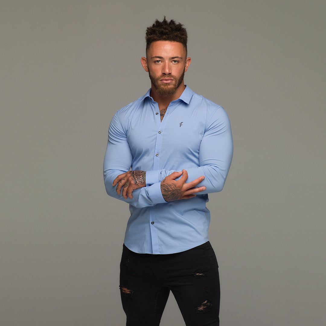 Father Sons Super Slim Stretch Classic Light Blue - FS142 sold by Father Sons