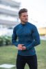 Father Sons Long sleeve Navy half zip gym top - FSM028 sold by Father Sons