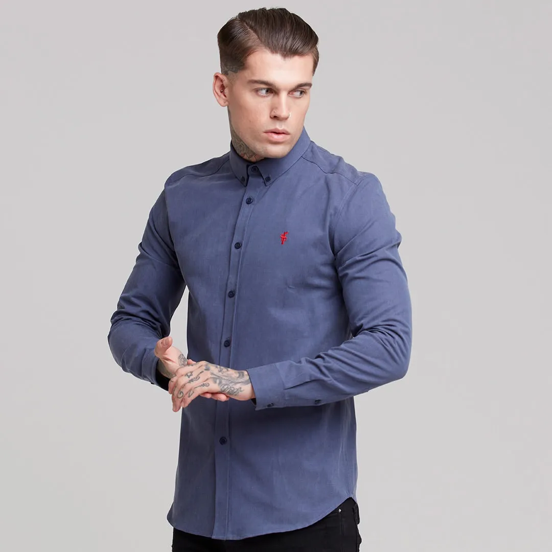 Father Sons Classic Blue Lyocell Long Sleeve (Red Emblem) - FS469 (LAST CHANCE) sold by Father Sons product image thumbnail 4