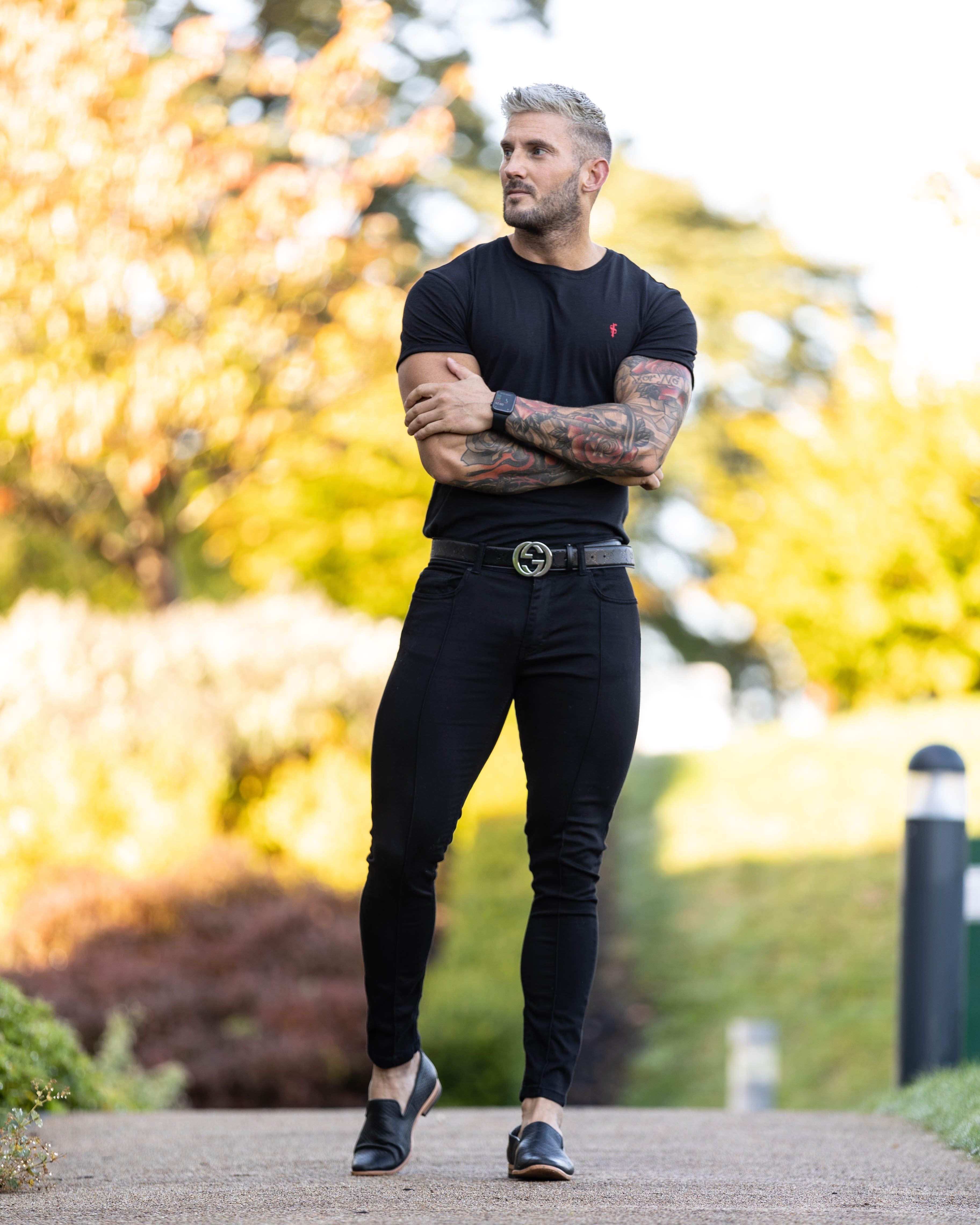 Father Sons Black / Red Slub Crew - FSH786 sold by Father Sons product image thumbnail 4