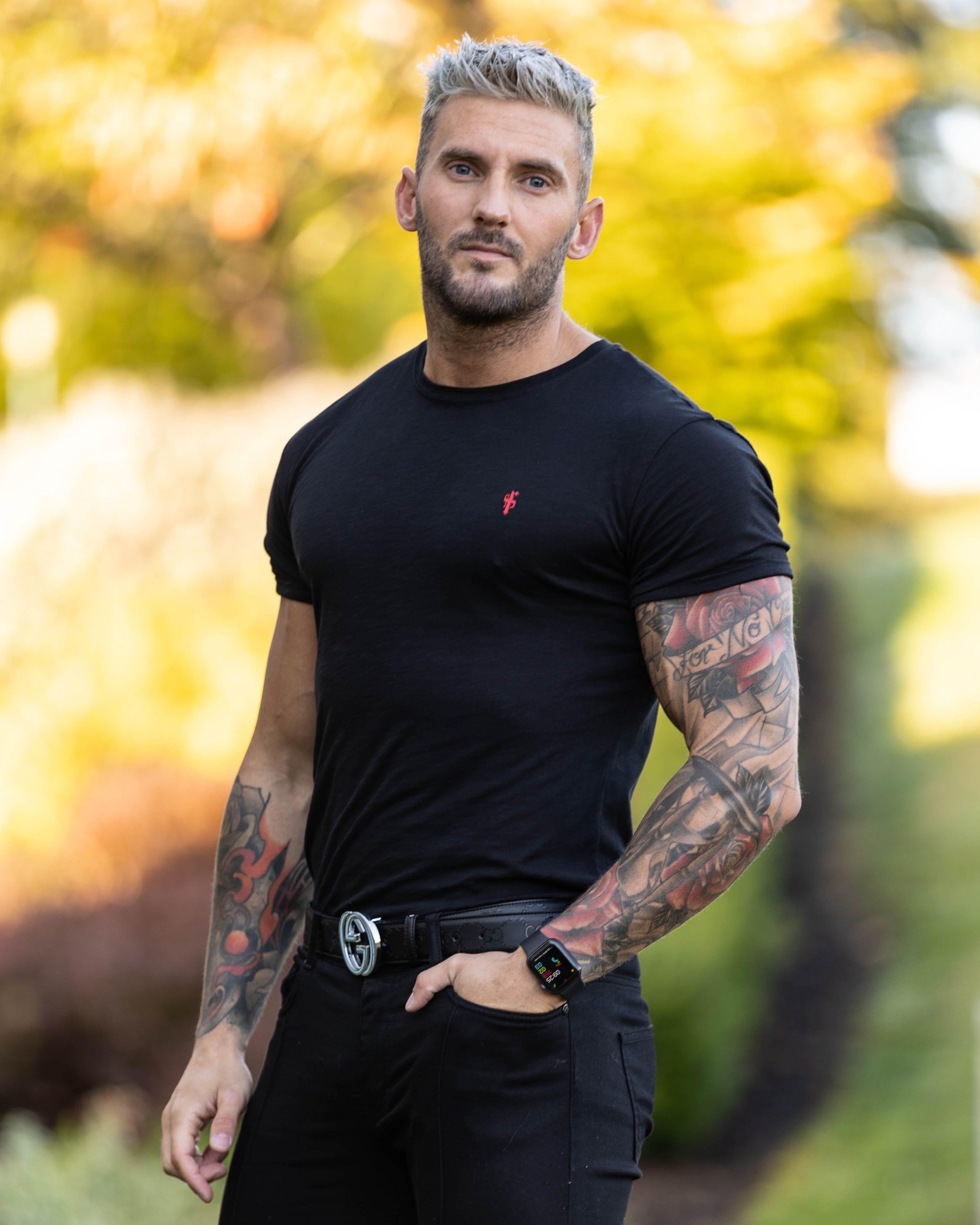 Father Sons Black / Red Slub Crew - FSH786 sold by Father Sons product image thumbnail 3