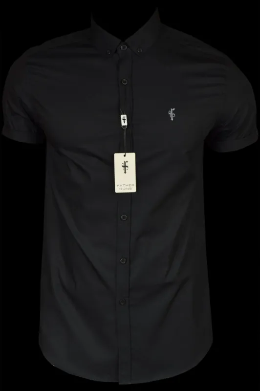 Father Sons Classic Black & Grey Short Sleeve - FS085 sold by Father Sons