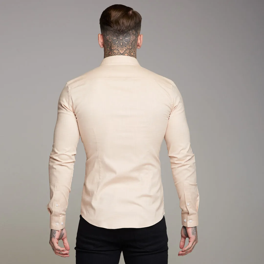 Father Sons Super Slim Stretch Classic Oxford Sand - FS358 sold by Father Sons product image thumbnail 3