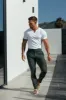 Father Sons Advanced V Neck Crew Short Sleeve White - FSH1011 sold by Father Sons